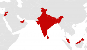 India and the countries where dudigitalglobal provide services