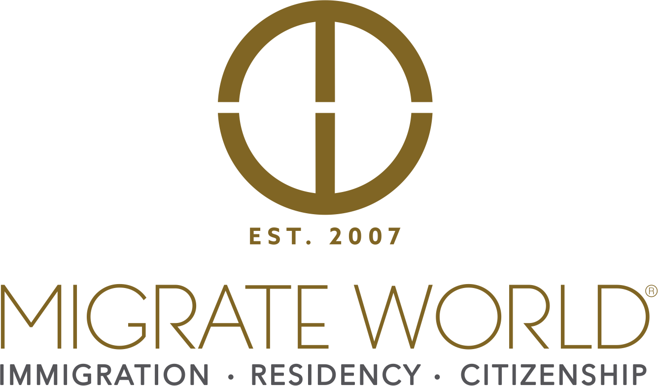 Migrate world logo
