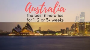 australia travel itinerary