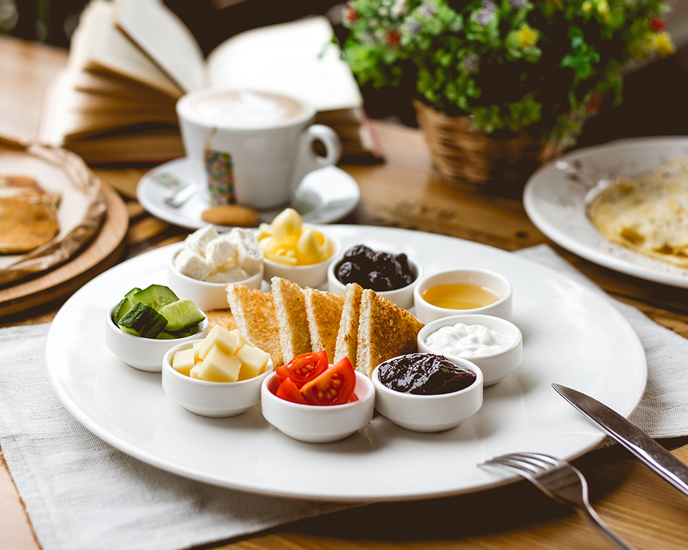 Breakfast at the hotel